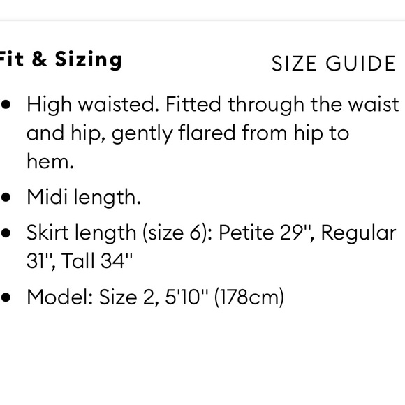 NWT BR buttoned Denim Midi Sk… - Picture 15 of 16